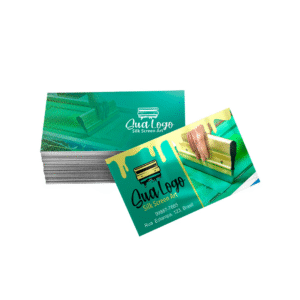 🔥 📢 🛒 Cartões de visita em papel couchê 300 g.