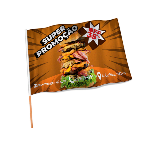 Bandeira Elastano 140x90 cm
