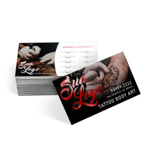 🔥 📢 🛒 Cartões de visita couchê 300g