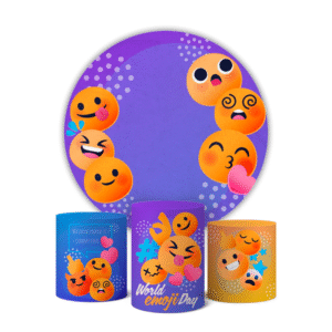 🛒 Capas para 3 cilindros e painel de festa em tecido elastano