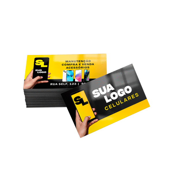Cartões de visita couchê 300g