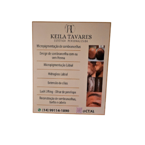 🪧 🛒 Placa PVC Adesivada