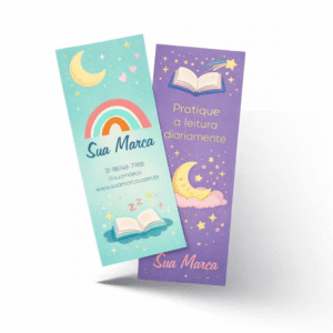 MARCADOR DE PÁGINA COUCHÊ 250G - 100unid