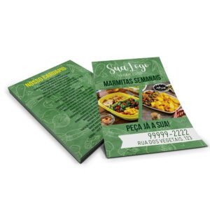 MINI PANFLETO COUCHÊ 90G - 4X4 - 2000 unid