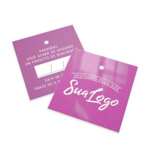 TAGS PADRÃO FURO COUCHÊ 300G  - 1000unid