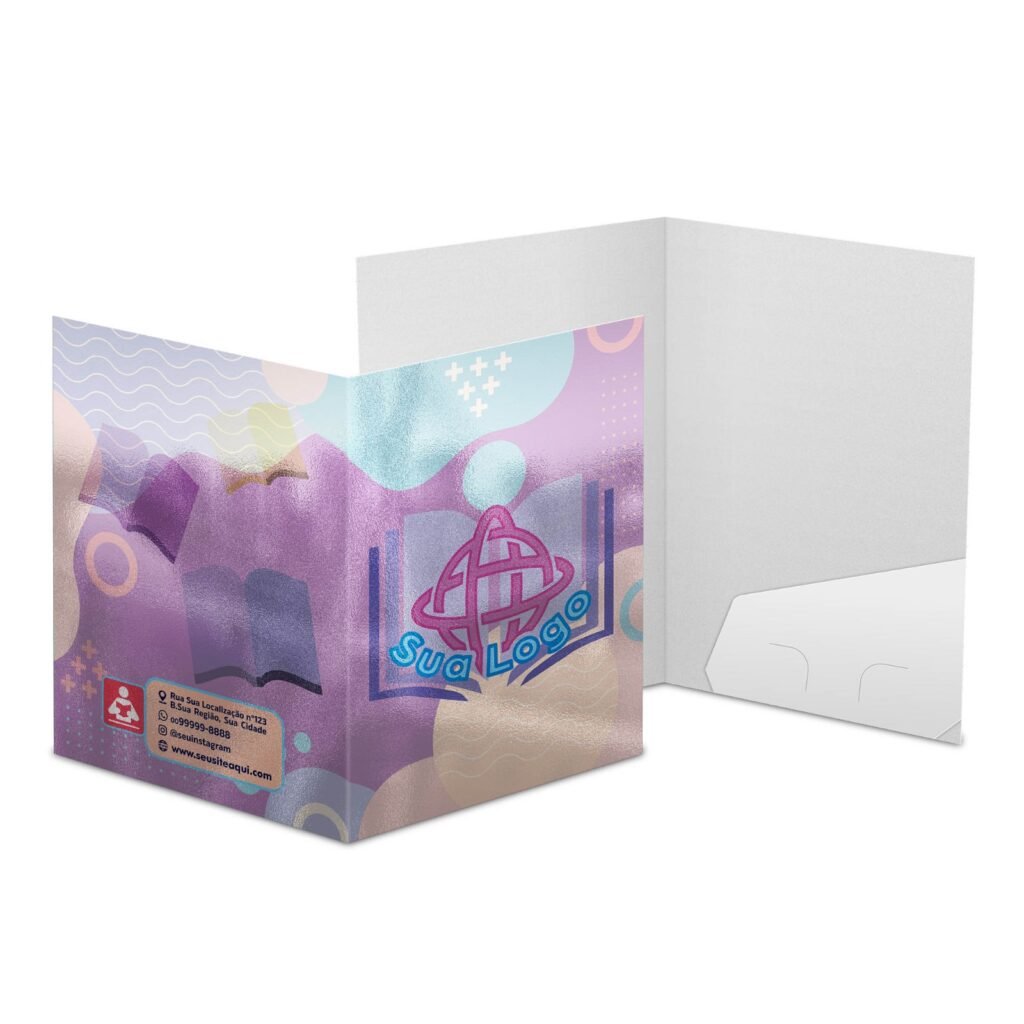 PASTAS COUCHÊ 300G BOLSA COLADA SEM IMPRESSÃO - 250unid