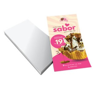 Panfletos Couchê 115g – 10 X 20 cm