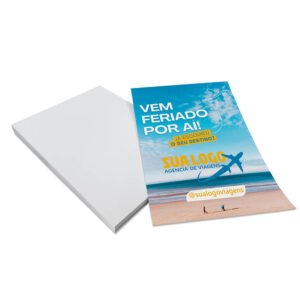 Panfletos Couchê 115g – 15 X 20 cm